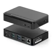 Alogic DUTHD Universal Twin HD USB Type C Docking Station for Notebook - 2 Displays