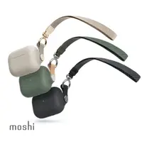 在飛比找momo購物網優惠-【moshi】AirPods Pro Pebbo 藍牙耳機充
