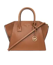 Michael Michael Kors Avril Logo Plaque Tote Bag One size Brown