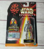 Hasbro C-3PO Star Wars Action Figure w/ CommTech Chip 1998