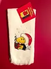 Vintage Peanuts Embroidered Woodstock Holiday Fingertip Towel