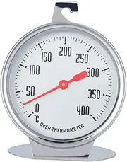 Stainless Steel Dial Oven Thermometer, Stand Up Monitoring Temperature Gauge Round Oven Displays for Home Kitchen Baking Supplies