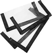 4pcs Pvc Lure Cover Set Fishing Lure Storage Bags Iron Plate Accessories Organized Fishing Supplies Kit for Outdoor Activities