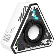 Portable Speaker | Small Outdoor Speaker System - Desktop Stereo Subwoofer Bass Audio Amplifier Rechargeable for Computer Beach Party Patio