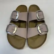 Birkenstock New w/ Box Arizona Big Buckle Yomo Lilac Nubuck Narrow - Select Size