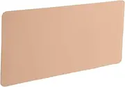OHPHCALL Dual Sided Desk Mat Large PU Leather Cork Protector for Office Home Use Non Slip Keyboard Blotter Strap Writing Surface for Organizing Mouse Use