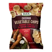 DJ&A Cassava Vegetable Chips - Sweet Chilli & Sour Cream | Flora & Fauna AU