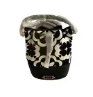 Kate Spade NY Spade Flower Monogram Gramercy Medium Bucket Bag Purse Black $448