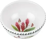 Portmeirion Exotic Botanic Garden Individual 5.5” Fruit Salad Bowl | Set of 6 with Assorted Motifs | Dishwasher, Microwave, and Oven Safe | for Cereal, Breakfast, or Dessert | Made in England