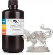 ELEGOO ABS-Like Resin 3.0+, Upgraded 3D Printer Photopolymer Resin, Higher Heat-Resistance Fast Curing High Precision Non-Brittle, Translucent 1000g