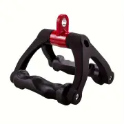 NNETM Ergonomic Triangle V-Shaped Grip Handle - Non-Slip TPE Resistance Band Attachment(Red)