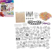 Just Play Disney and Pixar Turning Red Deluxe Shrinky Dinks Shrink & Wear 100+ Piece Jewelry Set, Kids Arts and Crafts Activity Set, Multicolor, 13.5 inches (96629)