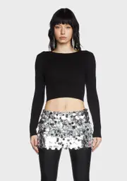 [Edikted] Black Haven Open Back Top