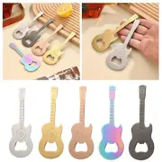 Stainless Steel Guitar Shaped Fridge Magnet Beer Can Opener