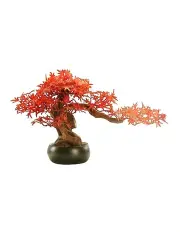 [Vicky Yao] Artificial Red Maple Leaf Bonsai Arrangement