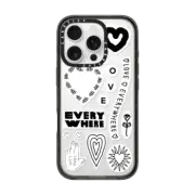 iPhone 16 Pro Impact Case LOVE STICKER 01