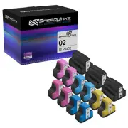 SPEEDY 13PK Replacement HP 02 Ink Set PhotoSmart C5180 C6180 C6280 C7250 C7280