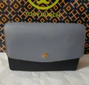 NWT Tory Burch Emerson Color Block Mini Shoulder Bag $295 Eclipse/Navy Crossbody