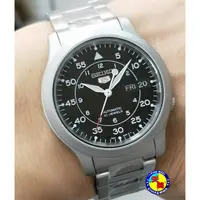 在飛比找蝦皮購物優惠-【全新原廠SEIKO】軍用鋼帶自動上鍊機械錶-SNK809K