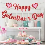 情人節 派對拉旗 拉花 旗幟 旗子 掛旗 LOVE VALENTINE 情侶 告白 婚禮婚慶 佈置裝飾 掛飾【BLUECAT】【RT1490】