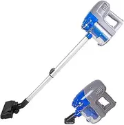 Vacuum Cleaner, 700W Corded Bagless Stick Vacuum Cleaners, 2 in 1 Lightweight Handheld Vacuum Cleaner with Retractable Tube, Upright Vacuum for Grout, Floor, Tub, Bathroom, Kitchen Surface