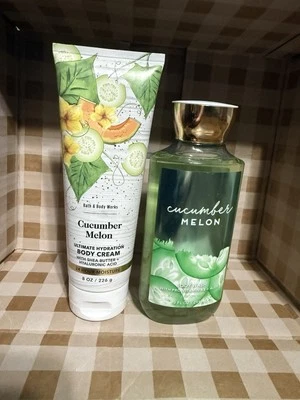 Bath And Body Works Cucumber Melon Bundle