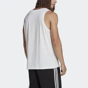 Adidas Trefoil Tank [IA4808] 男 背心 亞洲版 運動 休閒 經典 三葉草 棉質 舒適 白