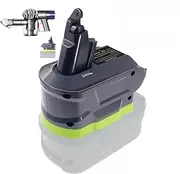for Ryobi for Dyson V6 Battery Adapter,for Dyson V6 Series Vacuum Cleaner, Convert for Ryobi 18V Battery to Replace for Dyson V6 SV03 SV04 SV09 DC62 DC59 Animal Battery(only Adapter)