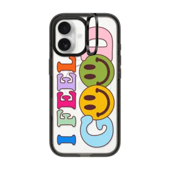 iPhone 17 Impact Ring Stand Case MagSafe Compatible I Feel Good Phone Case by Quotes by Christie