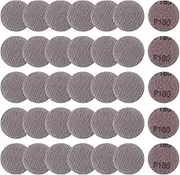 2 Inch Mesh Abrasive Mesh Sandpaper Hook and Loop Sanding Discs 180 Grit, Pack of 35 Dust Free Net Sandpaper Abrasives Pads Drywall Sander Sandpaper for Metal, Wood, Composites