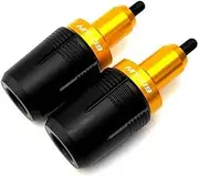Engine Cowling for Ya-maha MT09 MT 09 MT-09 FZ09 Tracer 9GT 2021-2023 Motorcycle Accessories CNC Aluminum Frame Crash Slider Falling Protector (Color : Gold, Size : 2)