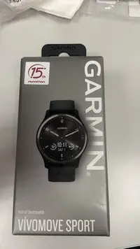 在飛比找Yahoo!奇摩拍賣優惠-全新 Garmin vivomove sport 爵士黑 智