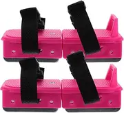 Abaodam 1pair Mini Ski Skates for Boy Girl Adjustable Short Snow Skating Shoes for Beginners Versatile Fun Lightweight and Safe Design for Outdoor Activities
