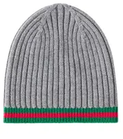 [Gucci Kids] Gucci Kids Web wool beanie S grey