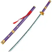 Blade Japanese Katana Handmade, Katanas Blade Prop, Anime Cosplay Wooden Swords, Wooden Samurai with Sheath, for Anime Lovers