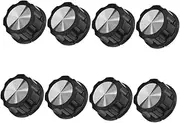 YOSADIER Oven Gas Burner Knob 8pcs Stove Knob Timer Switch for BBQ Grill Electric Stove and Oven