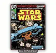 STAR WARS Retro Vintage Marvel Comic metal tin sign wall art Luke Skywalker New