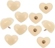 [VALICLUD] Heart Buttons Trouser Craft Button Jewelry Button for Jeans Large Buttons Duvet Blazers Clothing Fixer Loom Valentines Buttons Bead Dresser Pin Art Charms Kit Hat Resin Pink