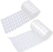 BEBEMOKO 1000Pcs Round Sticky Dots Self Adhesive Hook and Loop Tapes Strong Adhesive for Wall Crafts and Office Use Durable and Material