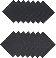 Heel Noise Reduction Stickers 20pcs Sole Non-Skid Stickers Rubber Pads for Flat Shoes