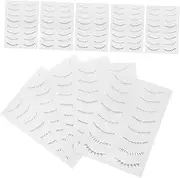 NOLITOY False Eyelash Women Sheets Lower Lash Stickers Realistic Look for Daily Use and Special Occasions