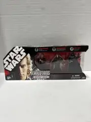 Star Wars Evolutions 2007 MIB Anakin Skywalker to Darth Vader 3 Pack J1
