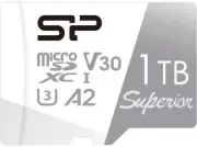 Silicon Power 1TB Microsdxc UHS-I Micro SD Card with Adapter, up to 100Mb/S Read