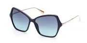 Max & Co. MO0033 90W Women’s Sunglasses Blue Size 58