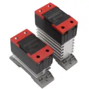 SSR Solid State Relay DC to AC 3-32VDC Control 24-480VAC 10-120A with Heat Sink