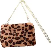 [WESIEVYA] Plush Bag Pocketbooks for Women Crossbody Mini Handbags Crossbody Purse Women Cross Body Handbags Crossbody Clutch Cell Phone Girl Wallet Purse for Wallet Bag Polyester White