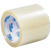 Tape Logic Clear 2 Mil Acrylic Tape 4" x 72 yard Roll (6 Pack)