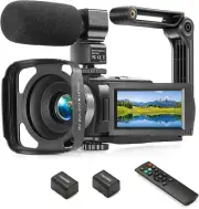 Camcorder FHD 1080P Video Camera for YouTube with 30FPS 36MP 3.0 Inch 270 Deg...