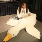 50-190cm Cute Goose Plush Toys Big Duck Doll Soft Stuffed Animal Sleeping Pillow