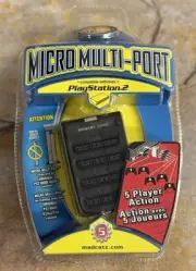 MadCatz Multiport Controller/Memory Card Adapter - PlayStation 2 PS2 *BRAND NEW*